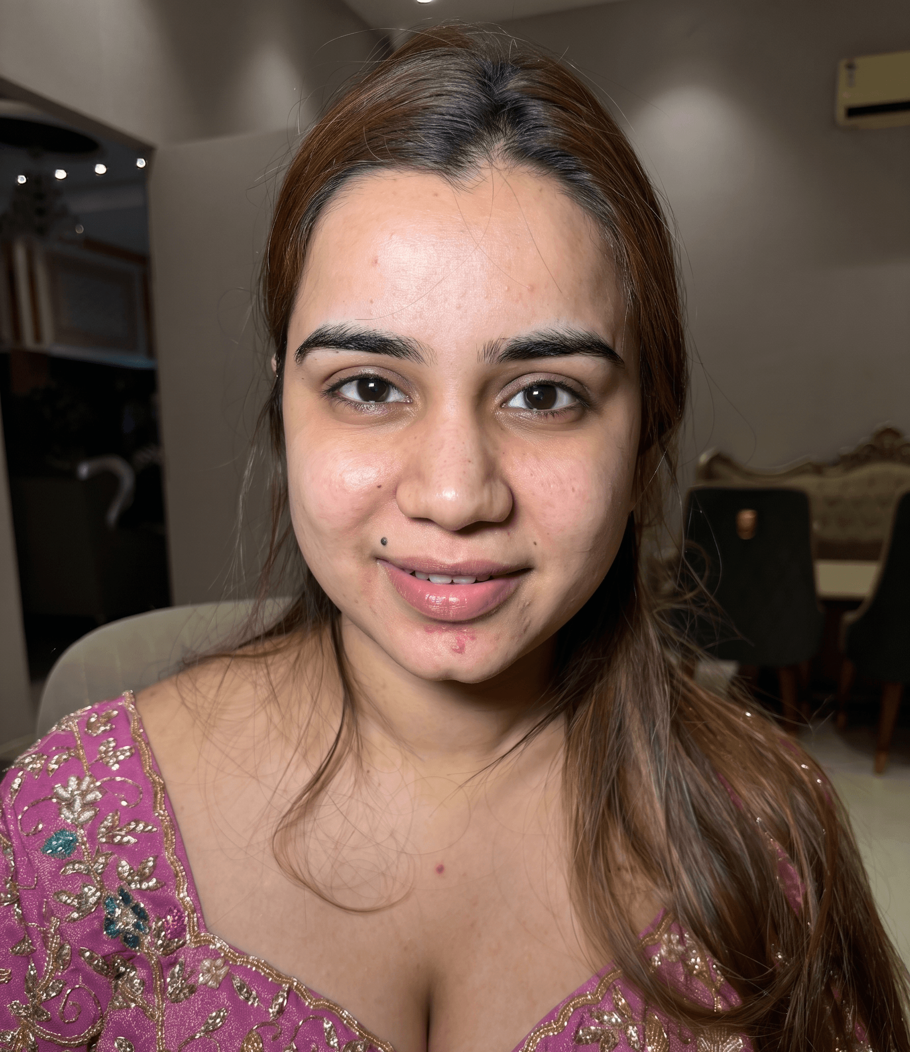 Before and After Makeup Before